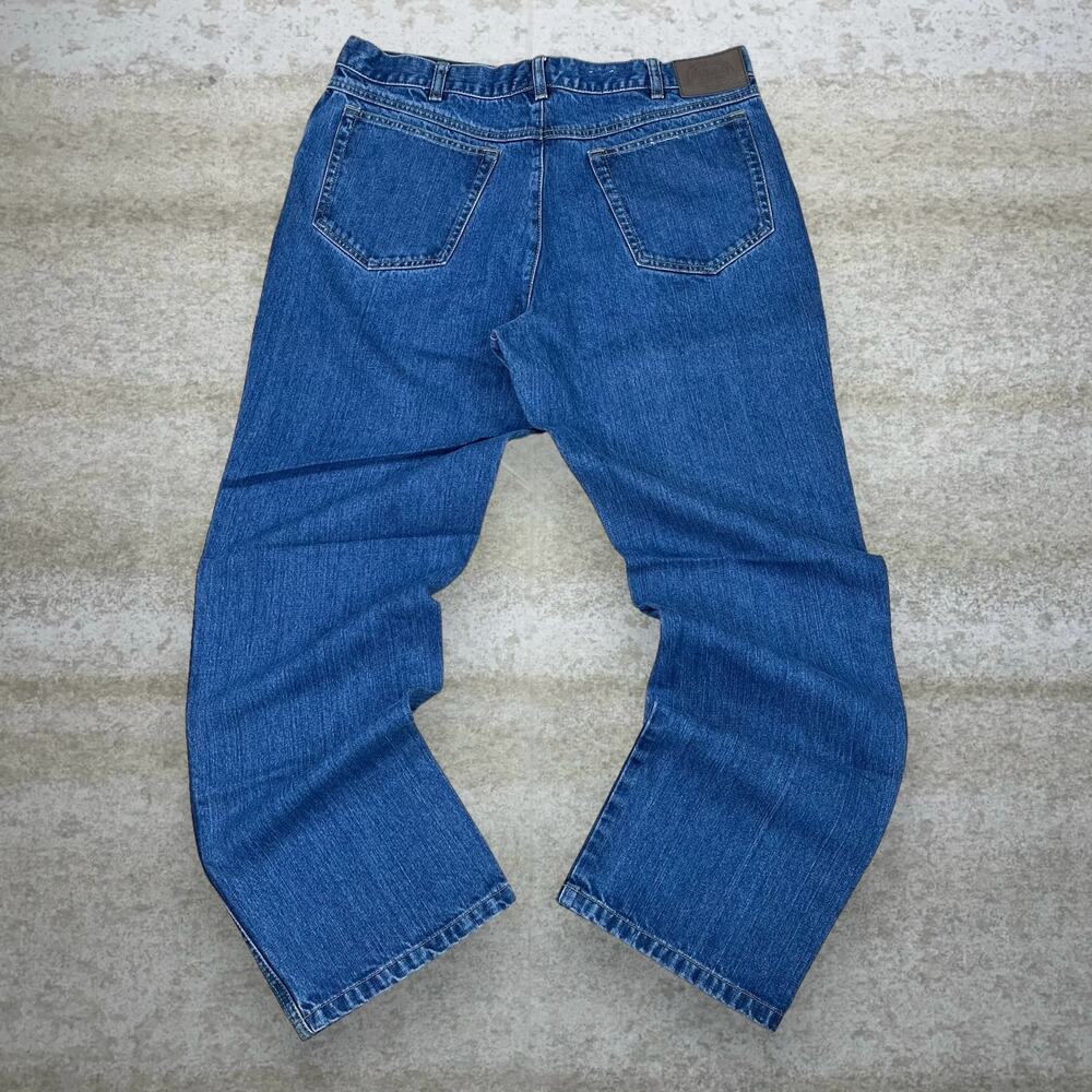Vintage Y2K Cabelas Jeans 36x32 Relaxed Fit Medium Wash Denim Brown Tab